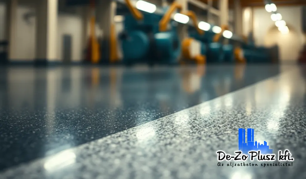 Gyantázott estrich beton felület ipari csarnokban https://estrichbetonar.hu/blog/68-estrich-beton-feluletkezeles-amikor-a-nyers-betonbol-tartos-es-vallalhato-felulet-lesz